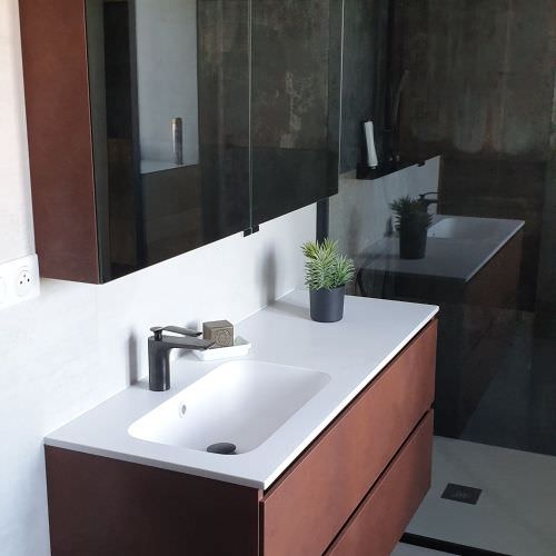 Transformation d'une salle de bain avec WC