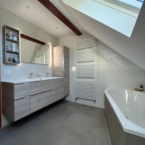 Rénovation complète de salle de bain en Alsace