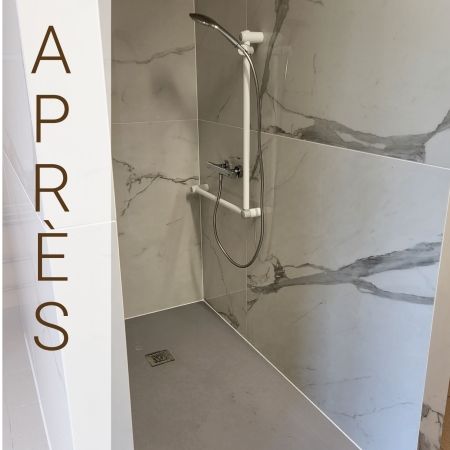 Création d'un espace douche