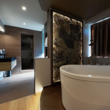 Salle de bain d'un hôtel Alsacien