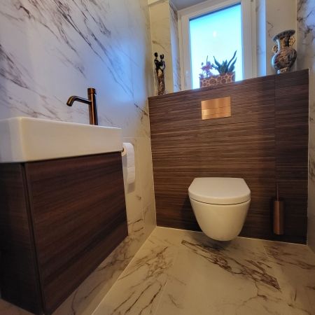 Un petit coin aux détails or rosé