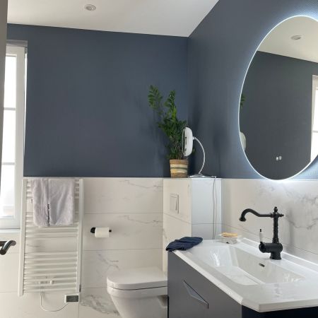 Salle de bain au style retro chic Salle de bain au style retro chic