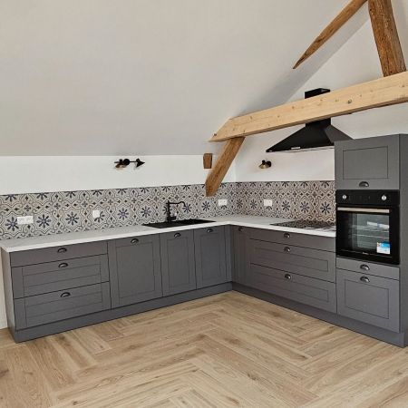 Réalisation de sols en pose bâton rompu