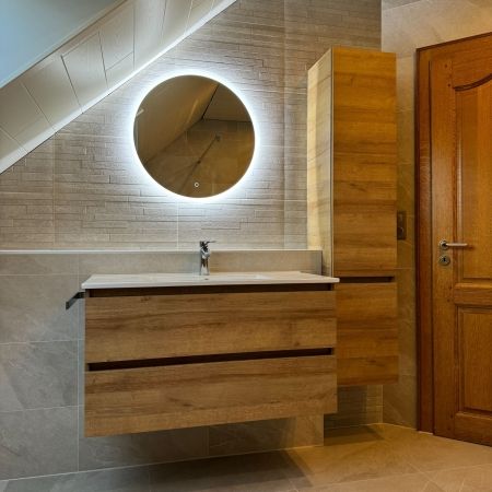 Salle de bain mansardée