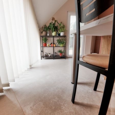 Rénovation de sols effet pierre