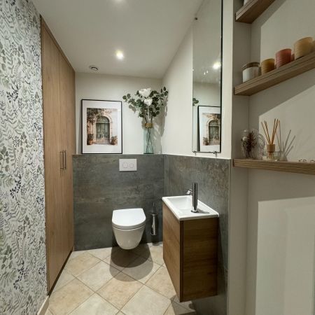 Une nouvelle fraîcheur pour ce toilette