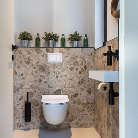 Un espace WC soigné dans les moindres détails