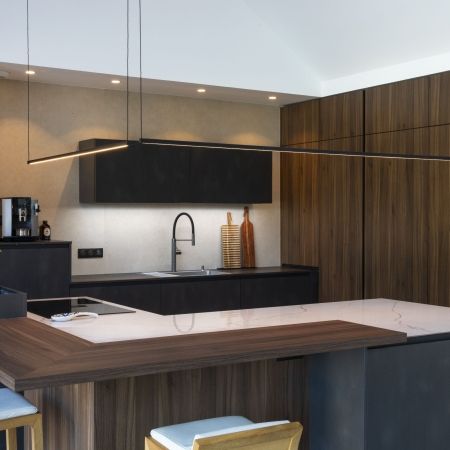 Crédence et plan de travail de cuisine