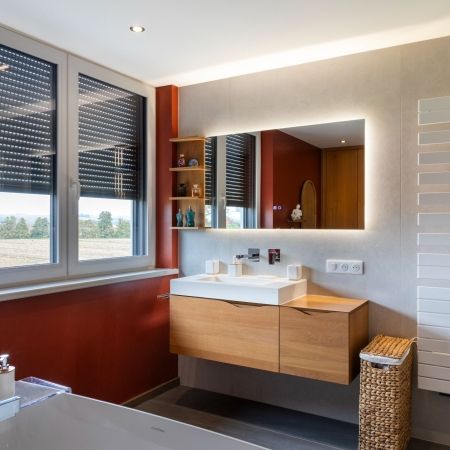 Rénovation d’une salle de bain au style sobre et raffiné