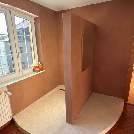 Terracotta comme un enduit