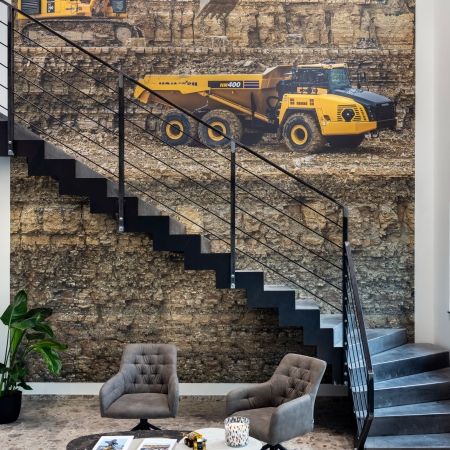 Toile tendue murale personnalisée : un mur décoratif spectaculaire pour un professionnel à Bettborn Toile tendue murale personnalisée : un mur décoratif spectaculaire pour un professionnel à Bettborn