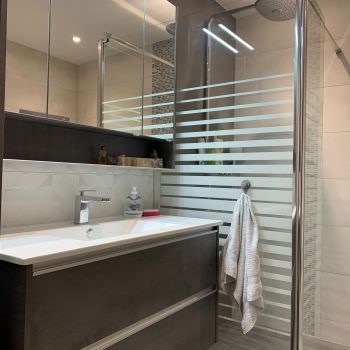 Rénovation d'une salle d'eau avec douche