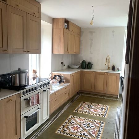 rénovation d'un sol décoratif